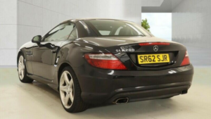 2012 Mercedes-Benz Slk 1.8 Slk200 Blueefficiency Amg Sport G-Tronic+ Euro 5 (s/s) 2dr in Black — image 4