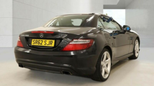 2012 Mercedes-Benz Slk 1.8 Slk200 Blueefficiency Amg Sport G-Tronic+ Euro 5 (s/s) 2dr in Black — image 5