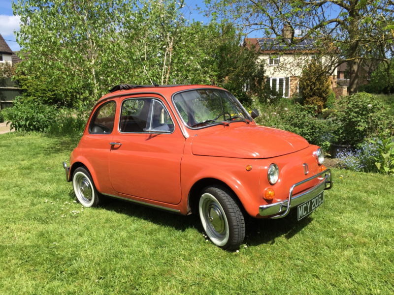 1971 Fiat 500l in Orange — image 1