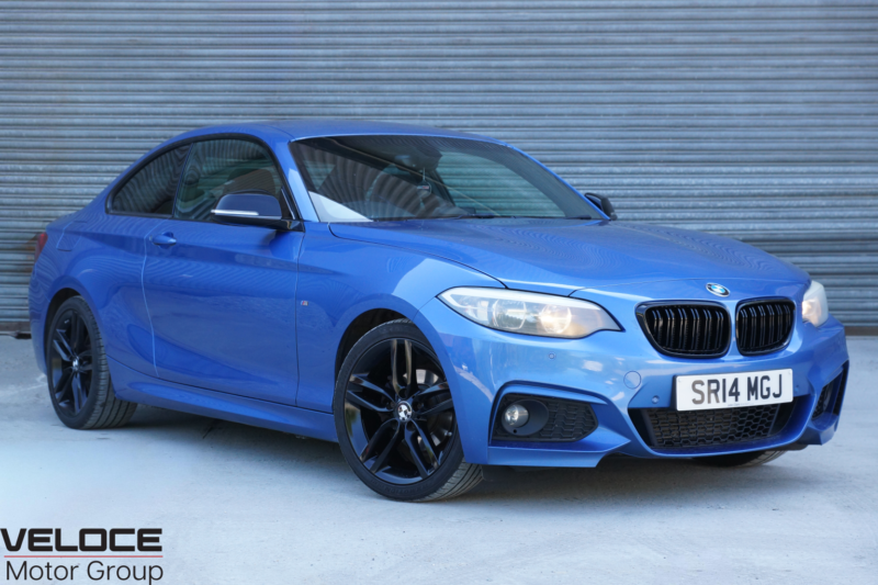 2014 BMW 2 Series 2.0 218d M Sport Coupe in Blue — image 1