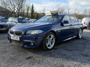 2015 BMW 5 Series 2.0 518d M Sport Saloon in Blue — image 3