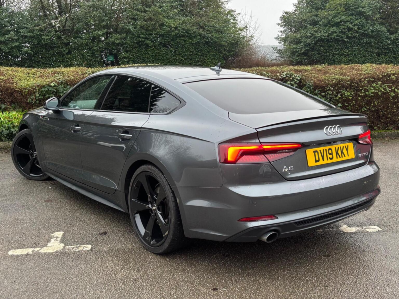 2019 Audi A5 2.0 Tdi 35 Black Edition Sportback S Tronic Euro 6 (s/s) 5dr in Grey — image 1