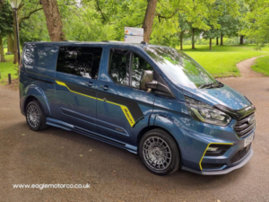 2021 Ford Transit Custom 2.0 320 Ecoblue Ms-Rt Crew Van L2 H1 Euro 6 (s/s) 5dr in Blue — image 5