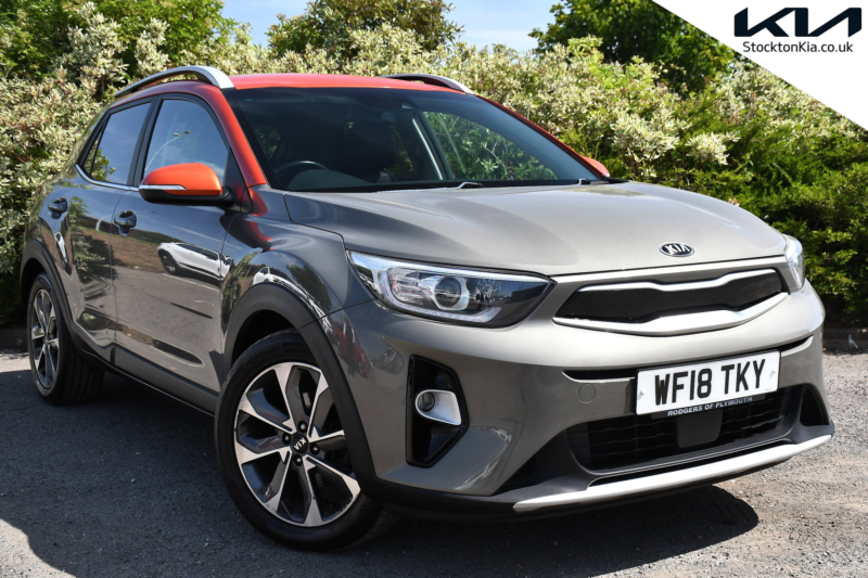 2018 Kia Stonic 1.0 T-Gdi First Edition SUV 5dr Petrol Manual Euro 6 (s/s) (118 Bhp) in Grey — image 1