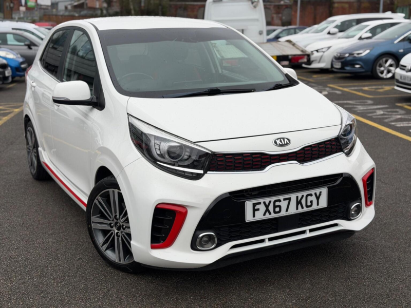 2017 Kia Picanto 1.0 Gt-Line Euro 6 5dr in White — image 1