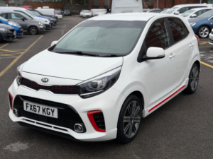 2017 Kia Picanto 1.0 Gt-Line Euro 6 5dr in White — image 4