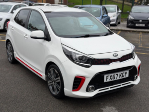 2017 Kia Picanto 1.0 Gt-Line Euro 6 5dr in White — image 5