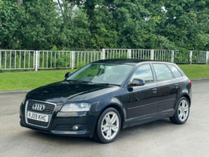 2009 Audi A3 1.9 Tdie Sport Sportback Euro 4 5dr in Black — image 3
