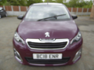 2018 Peugeot 108 1.0 Allure Euro 6 5dr in Purple — image 2