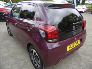 2018 Peugeot 108 1.0 Allure Euro 6 5dr in Purple — image 5