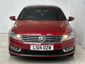 2014 Volkswagen Cc 2.0 Tdi Bluemotion Tech Gt Euro 5 (s/s) 4dr in Red — image 2