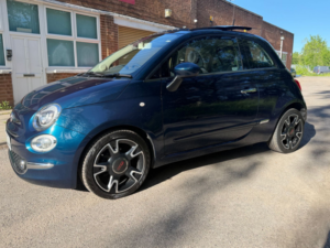 2016 Fiat 500 0.9 Twinair Lounge Hatchback 3dr Petrol Manual Euro 6 (s/s) (105 Ps) in Blue — image 4