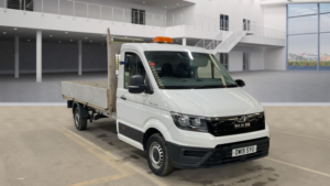 2019 Man Tge 2.0 3140d Flatbed Dropside 2dr Diesel Manual Fwd Lwb Euro 6 140 Ps in White — image 3