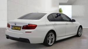 2013 BMW 5 Series 2.0 520d M Sport Auto Euro 6 (s/s) 4dr in White — image 3