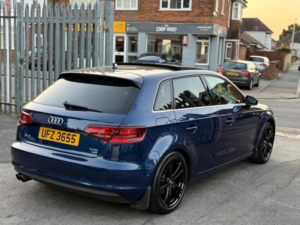 2014 Audi A3 1.8 Tfsi Sport Sportback S Tronic Quattro Euro 6 (s/s) 5dr in Blue — image 4
