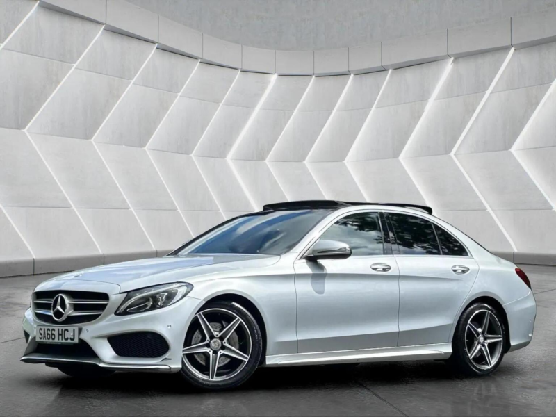 2016 Mercedes-Benz C Class 2.1 C220d Amg Line (premium) 7g-Tronic+ Euro 6 (s/s) 4dr in Silver — image 1