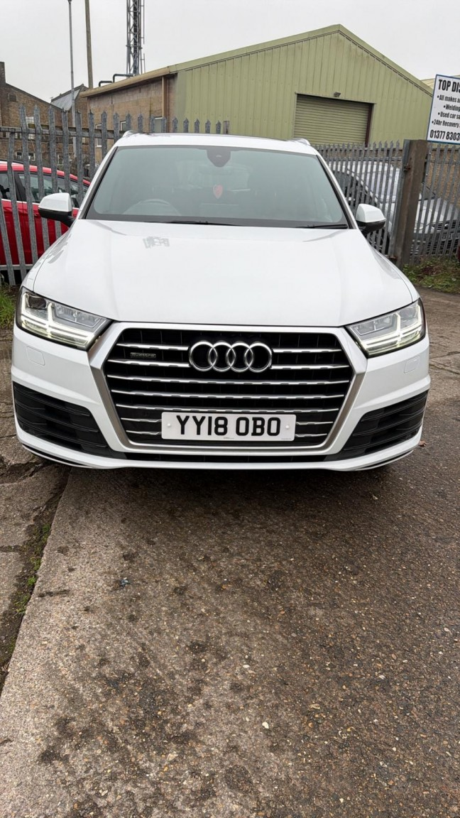 2018 Audi Q7 3.0 Tdi V6 S Line in White — image 1