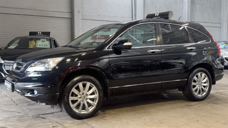 2010 Honda Cr-V 2.2 I-Dtec Ex 4WD Black 5dr Panroof+satnav+leather in Black — image 1