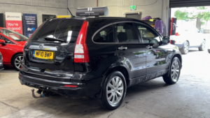 2010 Honda Cr-V 2.2 I-Dtec Ex 4WD Black 5dr Panroof+satnav+leather in Black — image 6