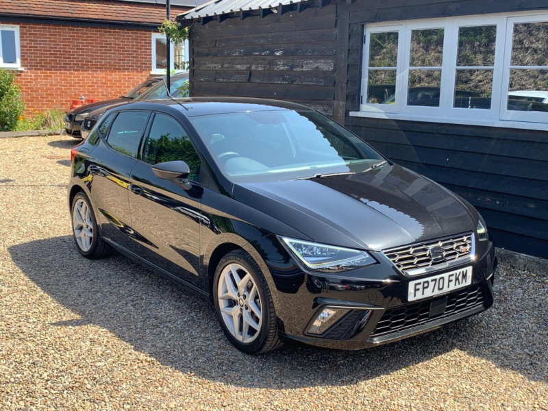 2020 SEAT Ibiza 1.0 Tsi Fr Euro 6 (s/s) 5dr Gpf in Black — image 1