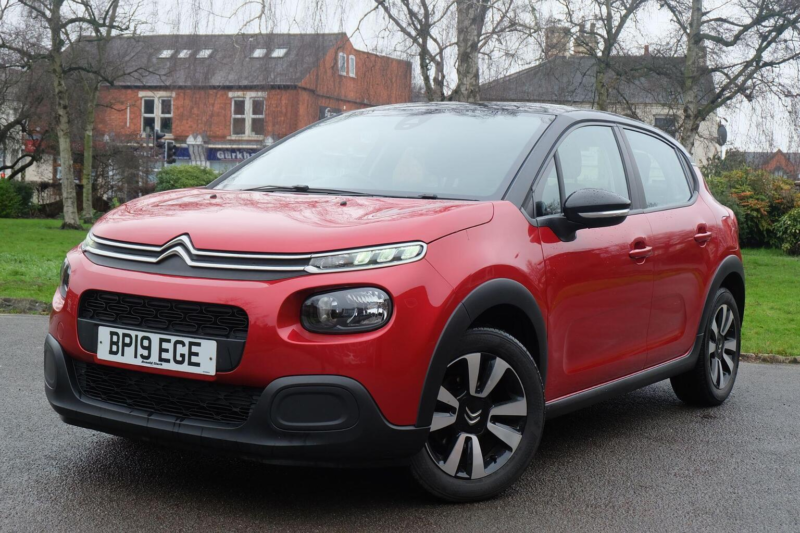 2019 Citroen C3 1.2 Puretech Feel Euro 6 5dr in Red — image 1