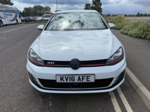 2016 Volkswagen Golf 2.0 Tsi Bluemotion Tech Gti Launch Euro 6 (s/s) 3dr in White — image 2