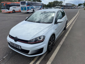 2016 Volkswagen Golf 2.0 Tsi Bluemotion Tech Gti Launch Euro 6 (s/s) 3dr in White — image 3