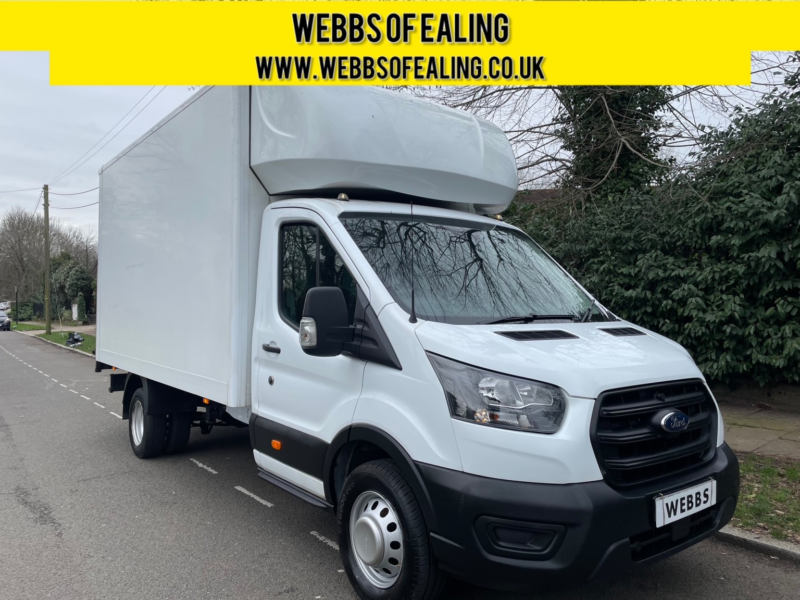 2022 Ford Transit 2.0 Transit Leader 350 L4 Luton 2.0l Ecoblue 130ps Rwd 6 Speed Manual in White — image 1