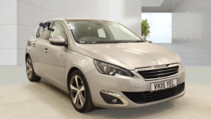 2015 Peugeot 308 1.2 Puretech Allure Automatic Grey 5dr Panroof+lowtax+satnav+rare Auto in Grey — image 3
