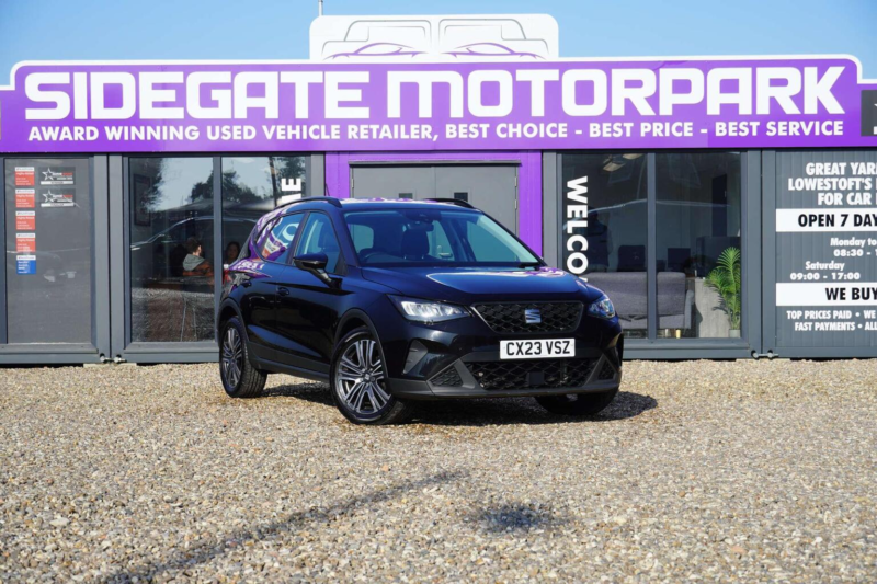 2023 SEAT Arona 1.0 Tsi Se Technology DSG Euro 6 (s/s) 5dr in Black — image 1