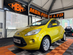 2014 Ford Ka 1.2 Zetec Hatchback 3dr Petrol Manual Euro 6 (s/s) (69 Ps) in Yellow — image 3