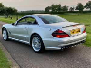 2004 Mercedes-Benz Sl 5.4 Sl55 Kompressor Amg 2dr in Silver — image 4