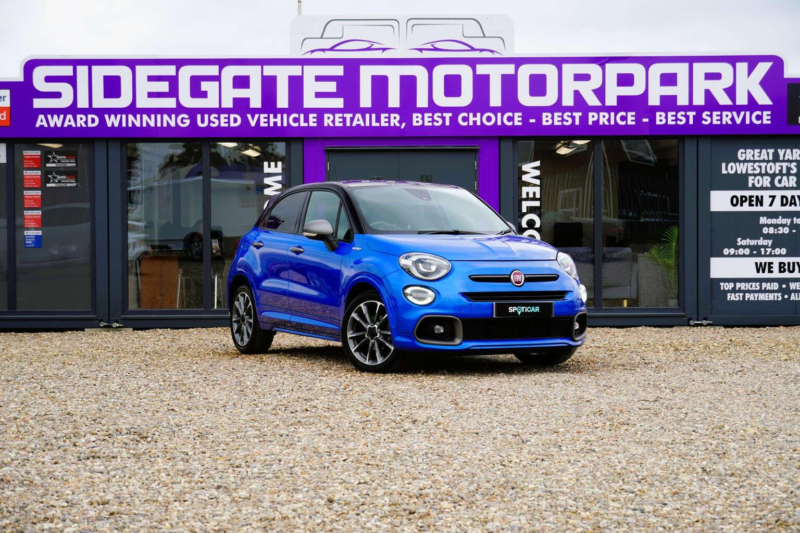 2020 Fiat 500x 1.0 Firefly Turbo Sport Euro 6 (s/s) 5dr in Blue — image 1