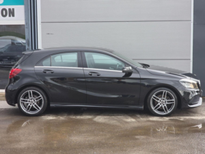 2017 Mercedes-Benz A Class 1.6 A200 Amg Line Euro 6 (s/s) 5dr in Black — image 5