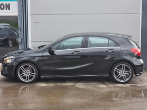 2017 Mercedes-Benz A Class 1.6 A200 Amg Line Euro 6 (s/s) 5dr in Black — image 6