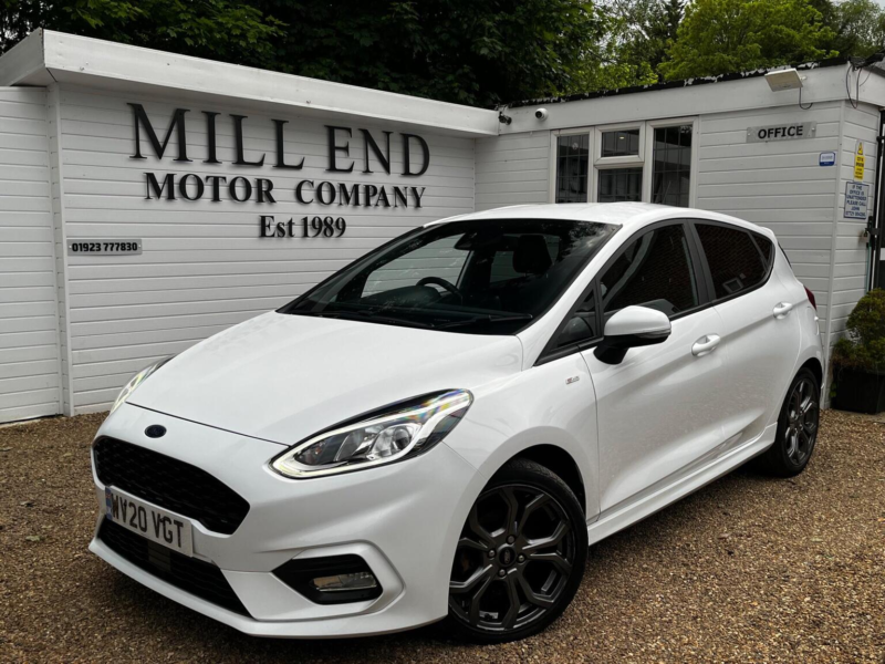 2020 Ford Fiesta 1.0t Ecoboost St-Line Edition Euro 6 (s/s) 5dr in White — image 1