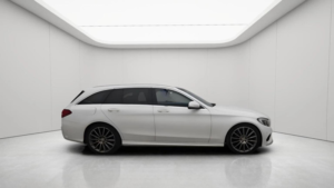 2014 Mercedes-Benz C Class 2.1 C220 Bluetec Amg Line G-Tronic+ Euro 6 (s/s) 5dr in White — image 3