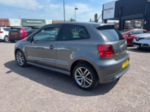 2016 Volkswagen Polo 1.0 Tsi Bluemotion Tech R-Line Euro 6 (s/s) 3dr in Grey — image 2