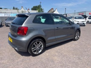 2016 Volkswagen Polo 1.0 Tsi Bluemotion Tech R-Line Euro 6 (s/s) 3dr in Grey — image 5