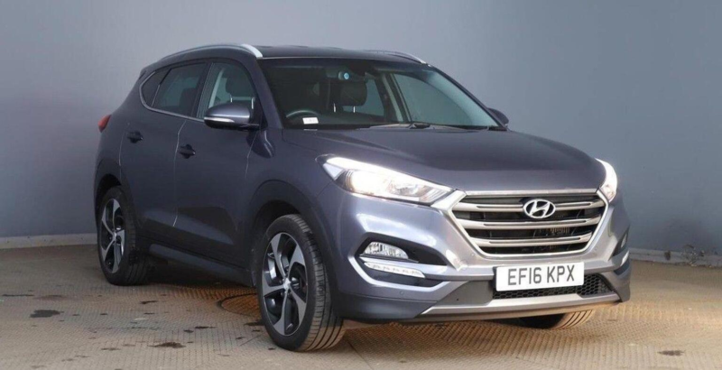 2016 Hyundai Tucson 2.0 Crdi Premium Auto 4WD Euro 6 5dr in Grey — image 1