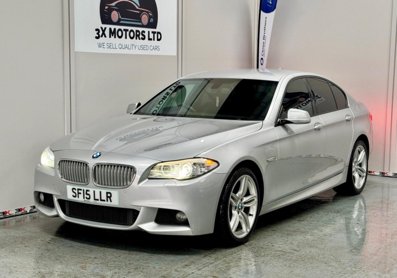 2013 BMW 5 Series 3.0 535i Activehybrid 5 M Sport Auto Euro 5 (s/s) 4dr in Silver — image 1
