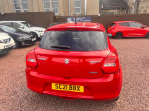 2021 Suzuki Swift 1.2 Dualjet Mhev Sz-T CVT Euro 6 (s/s) 5dr in Red — image 3