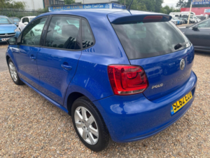 2012 Volkswagen Polo 1.2 Match Euro 5 5dr in Blue — image 5