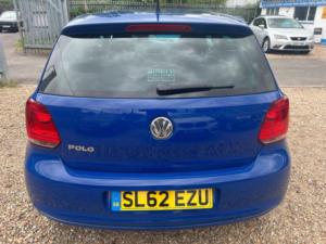 2012 Volkswagen Polo 1.2 Match Euro 5 5dr in Blue — image 6