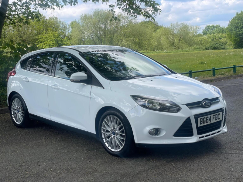 2014 Ford Focus 1.6 Zetec Euro 5 5dr in White — image 1
