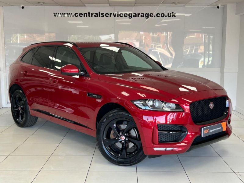 2019 Jaguar F-Pace 2.0 D180 R-Sport Auto Euro 6 (s/s) 5dr in Red — image 1