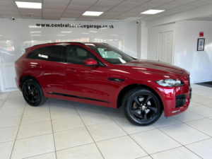 2019 Jaguar F-Pace 2.0 D180 R-Sport Auto Euro 6 (s/s) 5dr in Red — image 4