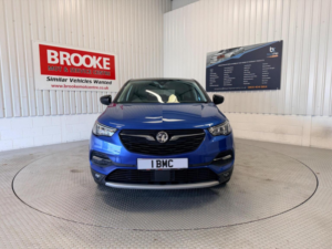 2020 Vauxhall Grandland X 1.2 Turbo Sri Nav Auto Euro 6 (s/s) 5dr in Blue — image 3