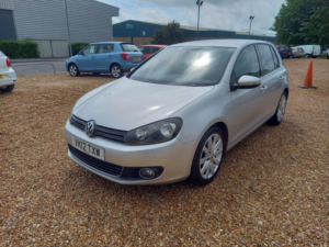 2012 Volkswagen Golf 2.0 Tdi Gt (leather) Euro 5 5dr in Silver — image 3