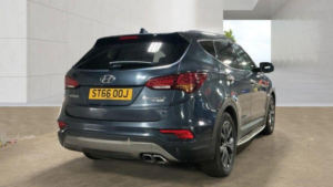 2016 Hyundai Santa Fe 2.2 Crdi Blue Drive Wiggins Edition Auto 4WD Euro 6 (s/s) 5dr (7 Seat) in Blue — image 4